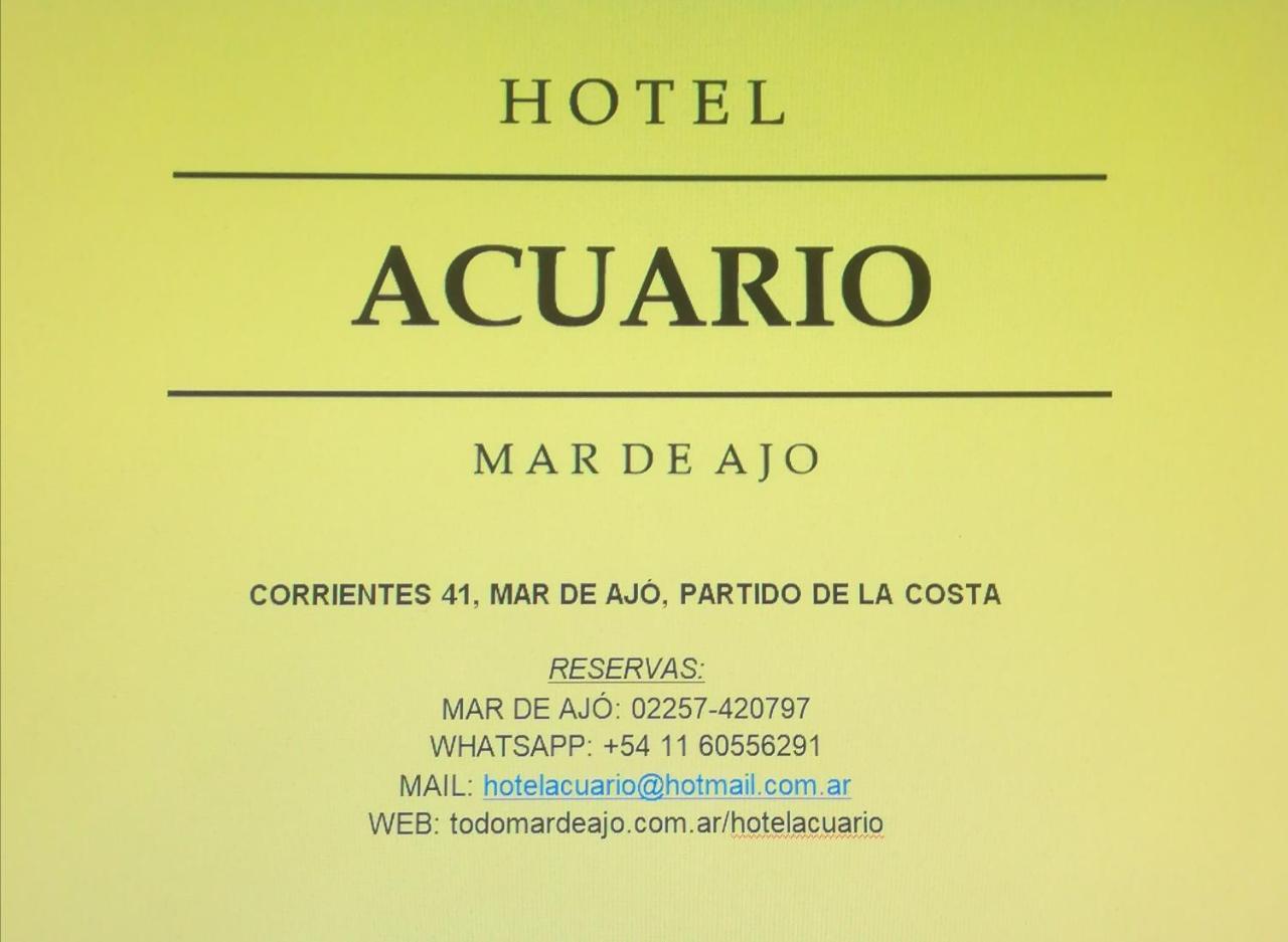 Hotel Acuario Mar de Ajó Eksteriør billede
